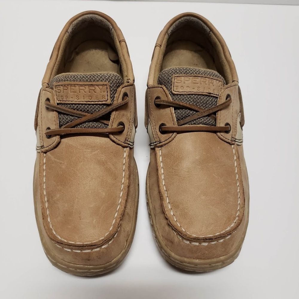 Tan Sperry Top-Siders
